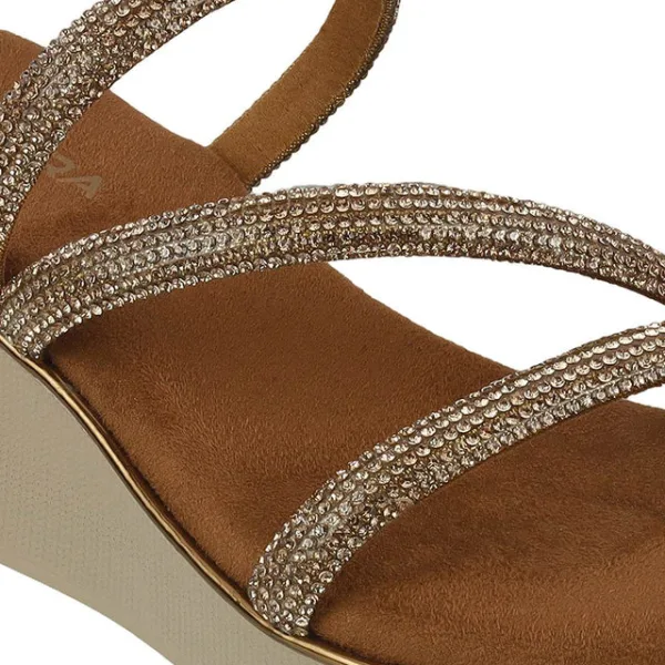 Womens Sparkle Glide Wedges