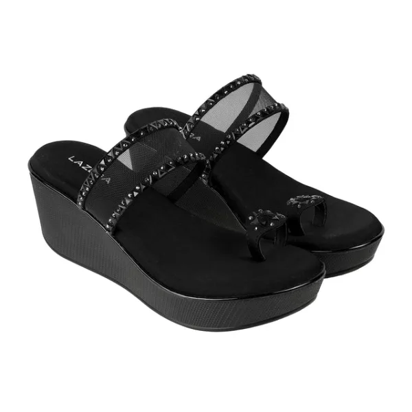 Women’s Transparent Strap Wedge Toe Ring Sandals