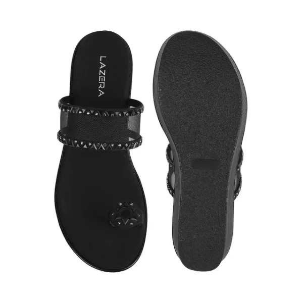 Women’s Transparent Strap Wedge Toe Ring Sandals