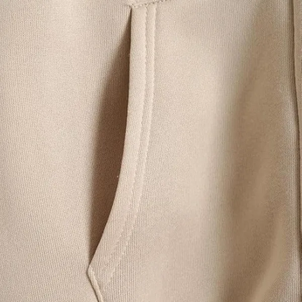 Women’s Polycotton Fleece Plain Full-Zip Hooded Winter Sweatshirt | Kangaroo Pocket | Casual Warm Outerwear