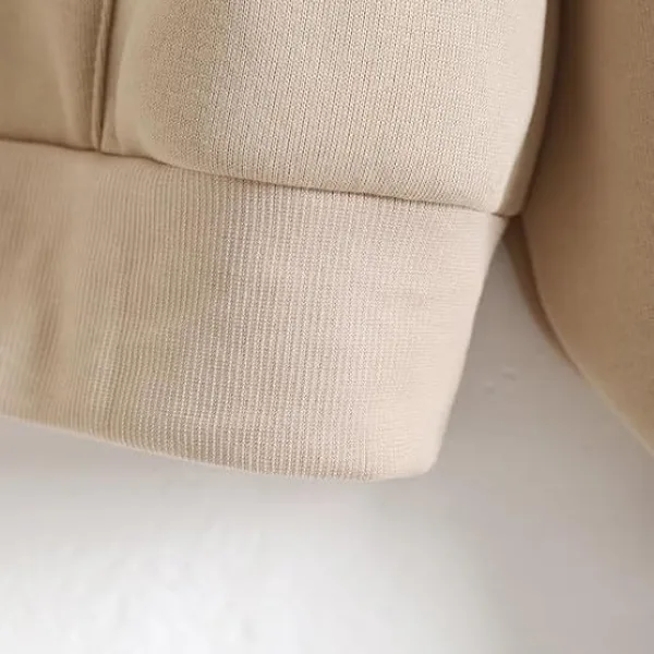 Women Polycotton Fleece Hoodie Full Zip Winter Essential