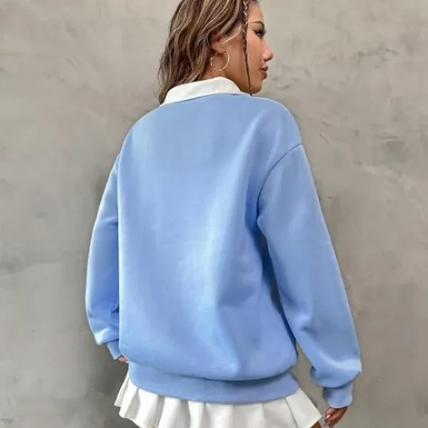 Collar Button Hoodie/Sweatshirt | Polycotton Hoodies for Gym, Travel & Everyday Wear | Warm & Comfortable Casual Wear