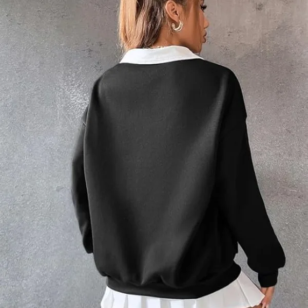 Collar Button Hoodie/Sweatshirt | Polycotton Hoodies for Gym, Travel & Everyday Wear | Warm & Comfortable Casual Wear