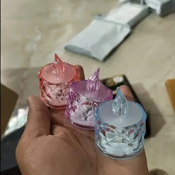 LED Electric Candle Lights Decorative Set of 4 Pieces