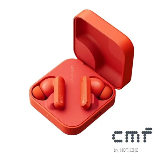CMF BY NOTHING Buds 2a (Orange) | 42 dB ANC | 12.4mm Dirac-Tuned Drivers | Ultra Bass | 35.5 Hrs Playback | Bluetooth 5.4 | Fast Charging | IPX4 TWS Earbuds with Mic