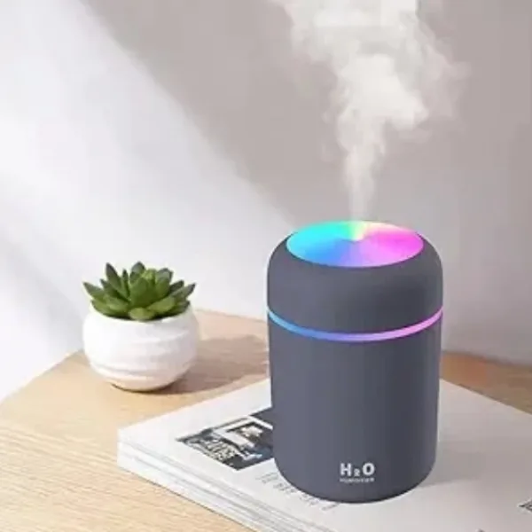 Colorful Cool Mini Humidifier, Essential Oil Diffuser, Aroma Essential USB Personal Desktop Humidifier for Car, Office Room, Bedroom etc,2 Adjustable Mist Modes