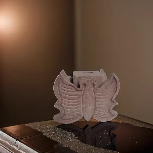 Butterfly Soapstone Marble Candle Stand Tealight Holder