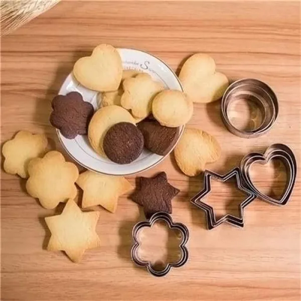 Stainless Steel Cookie Cutter Set 12 Shapes