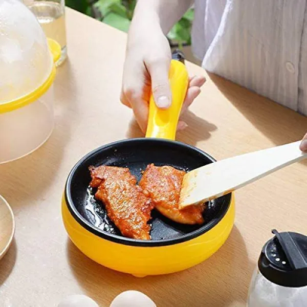 Electric 2 in 1 Egg Frying Pan with Egg Boiler