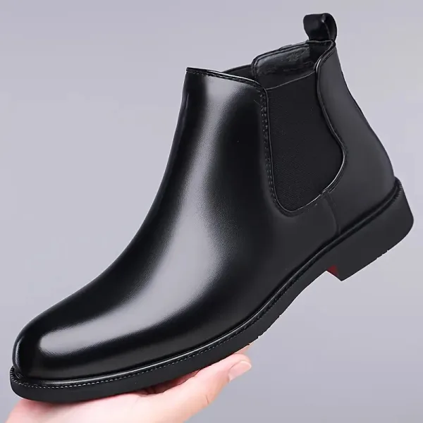Latest Stylish Men's Black Chelsea Boots | Faux Leather Slip-On Ankle Boots | Comfortable Casual & Formal Footwear for Men & Boys