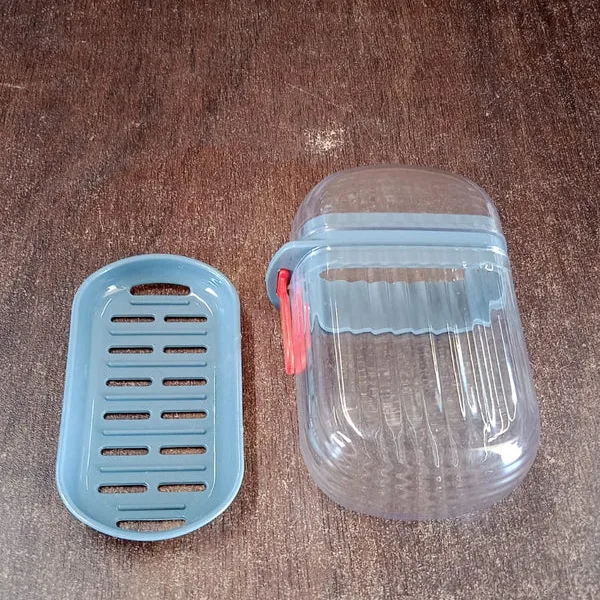 Multipurpose Soap Box Holder with Transparent Lid