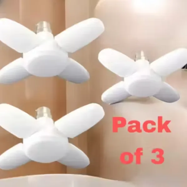 25W 4 Fan LED Decorative Bulb Light Combo Pack