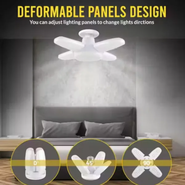 25W 4 Fan LED Decorative Bulb Light Combo Pack