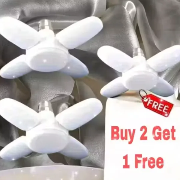 25W 4 Fan LED Decorative Bulb Light Pack of 3