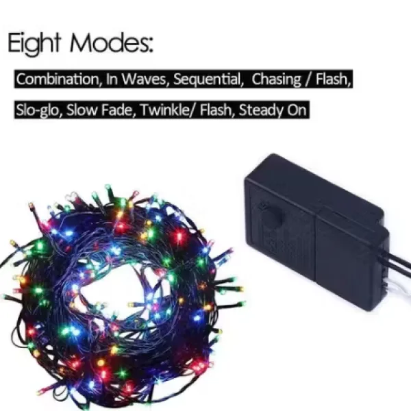 30 Meter Multicolor Rice Light With 7 Color Changing Modes