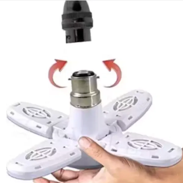 25 Watt 4 Fan LED Bulb Light Home Decoration Pack