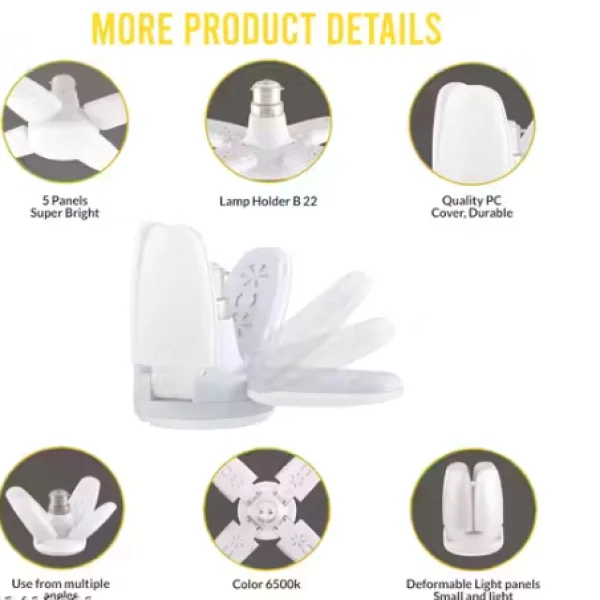 25 Watt 4 Fan LED Decorative Bulb Pack of 3