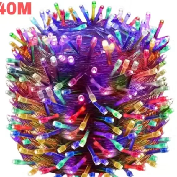 40 Meter Multicolor Rice Light With 7 Color Modes