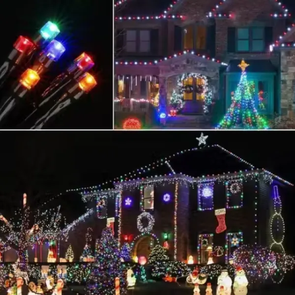 40 Meter Multicolor Rice Light With 7 Color Modes