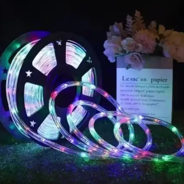 10 Meter Waterproof LED Rope Light With Adapter