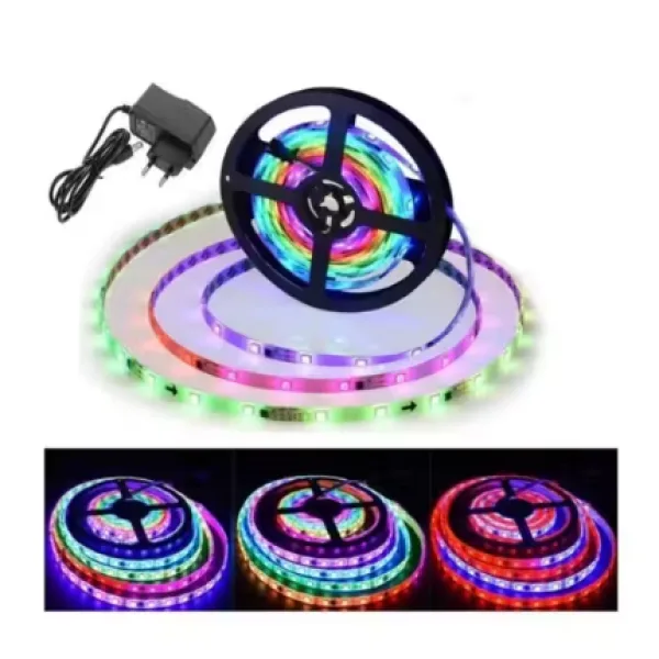 AUTOMACTIC 3 Meter Running RGB LED Magic Strip SMD 5050 IP65 With Plug & Play Kit Waterproof