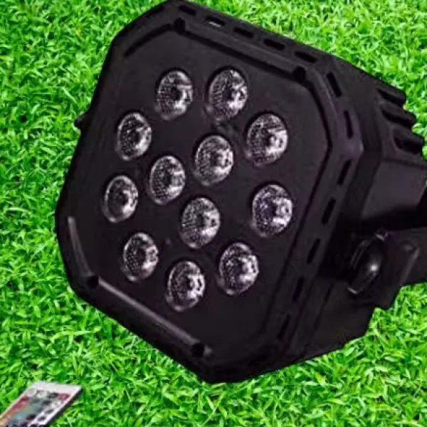 12 LED PAR DJ Light With Remote UV Color Mixing