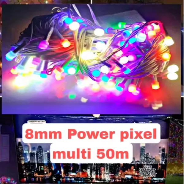 50 Meter 8mm Pixel LED Multicolor Decorative Light