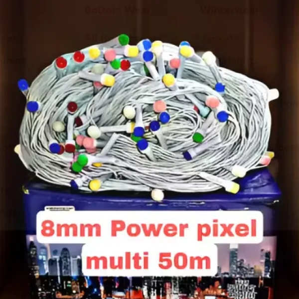 50 Meter 8mm Pixel LED Multicolor Decorative Light