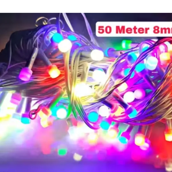 50 Meter 8mm Pixel LED Multicolor String Light For Festivals
