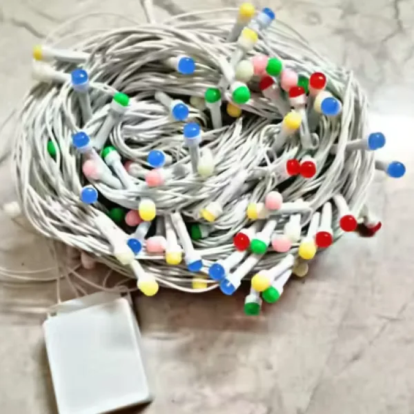 Light 50 Meter 8mm Powers pixel multicolor led string light for diwali festival.