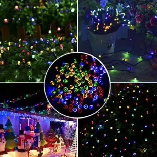 50 Meter Copper LED Serial Light With 8 Lighting Modes For Festivals