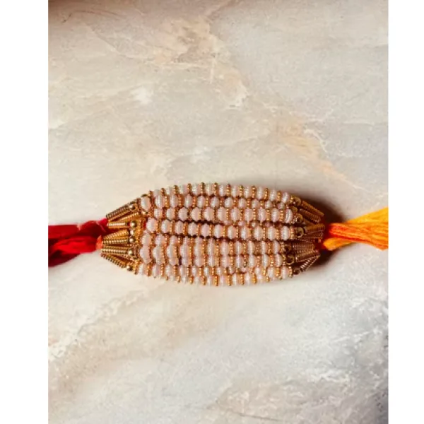 LIGHT Rakhi 12 pice combo rakhi Golden white red gold beautiful rakhi with roli and chawal Bhaiya bhabi rakhi bhai, bro, brother Pack of 12