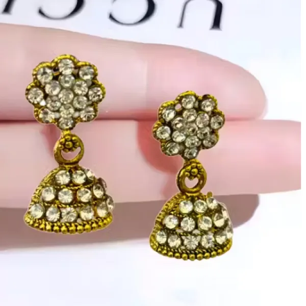 Perfect Antique Designer Oxidized Rajwadi Jhumka Earrings for beautiful girls & women