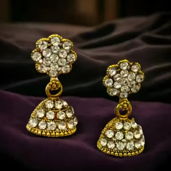 Perfect Antique Designer Oxidized Rajwadi Jhumka Earrings for beautiful girls & women