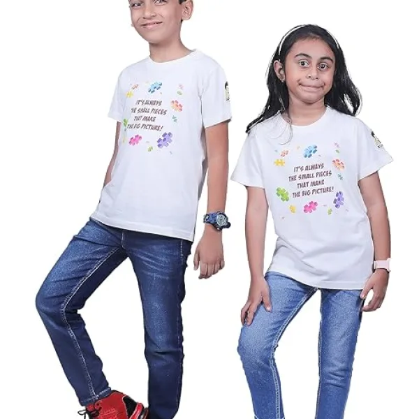 Unisex Kids T-Shirt | Super Combed Cotton-Modal Fabric – Softer & Breathable Ultra-Soft, Lightweight Material