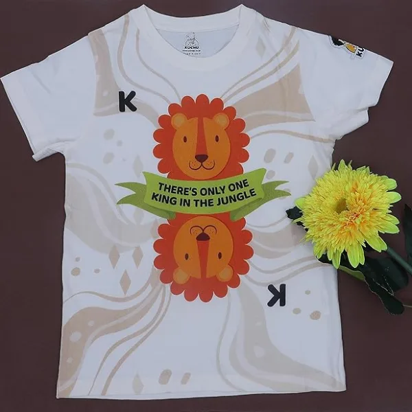 Kuchu Unisex Kids Cotton Modal T Shirt Ultra Soft Lightweight Tee