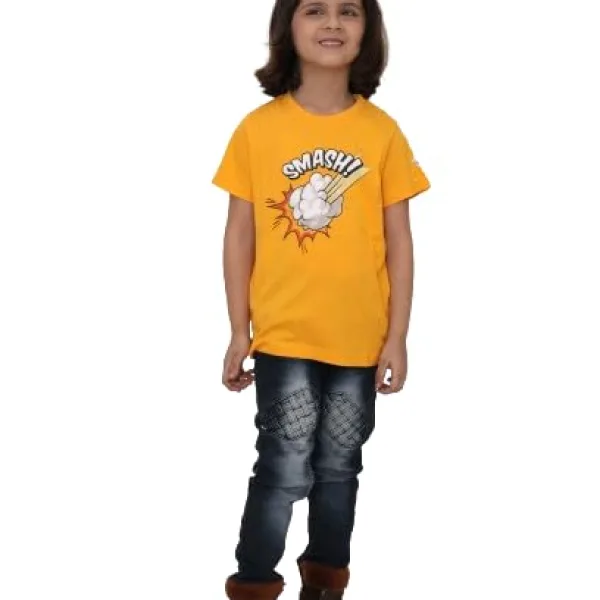 Unisex Kids Cotton Modal T Shirt Soft Breathable Casual Wear