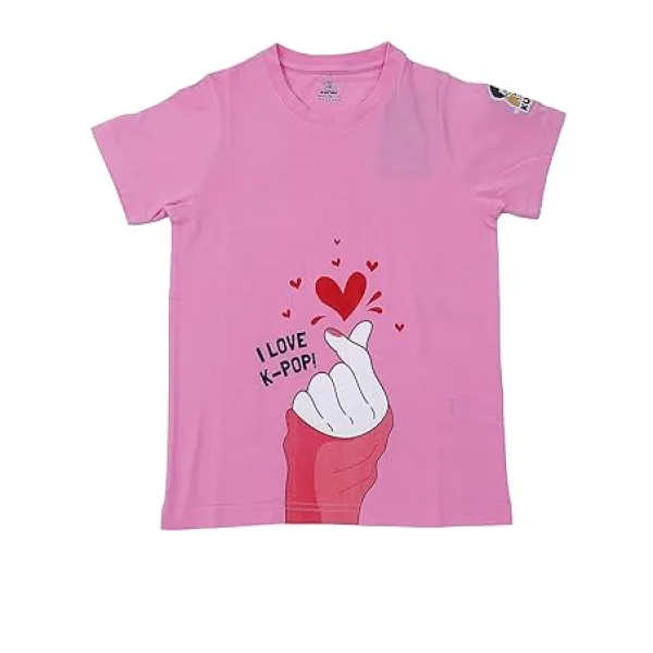 Unisex K-Pop Print Cotton Modal T Shirt Soft Breathable Tee