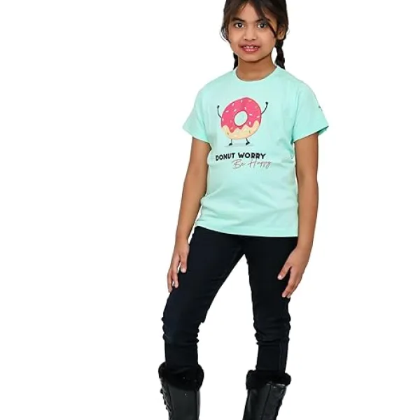 Unisex Tshirt | Made of Super Combed Cotton-Modal Natural Fiber Better Than 100% Cotton| Soft & Breathable Fabric| Unique Digitally Printed Design |Vibrant Colour | Donut_Worry