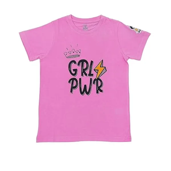 Unisex Tshirt | Made of Super Combed Cotton-Modal Natural Fiber Better Than 100% Cotton| Soft & Breathable Fabric| Unique Digitally Printed Design |Vibrant Colour | Girl Power