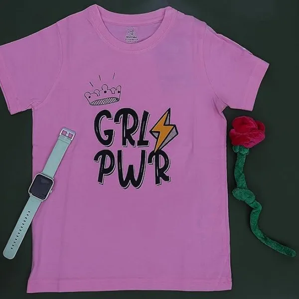 Unisex Tshirt | Made of Super Combed Cotton-Modal Natural Fiber Better Than 100% Cotton| Soft & Breathable Fabric| Unique Digitally Printed Design |Vibrant Colour | Girl Power
