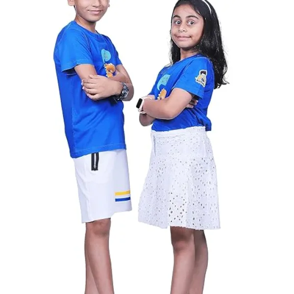 Unisex Space Explorer Print Cotton Modal T Shirt for Kids Casual