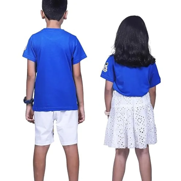 Unisex Space Explorer Print Cotton Modal T Shirt for Kids Casual