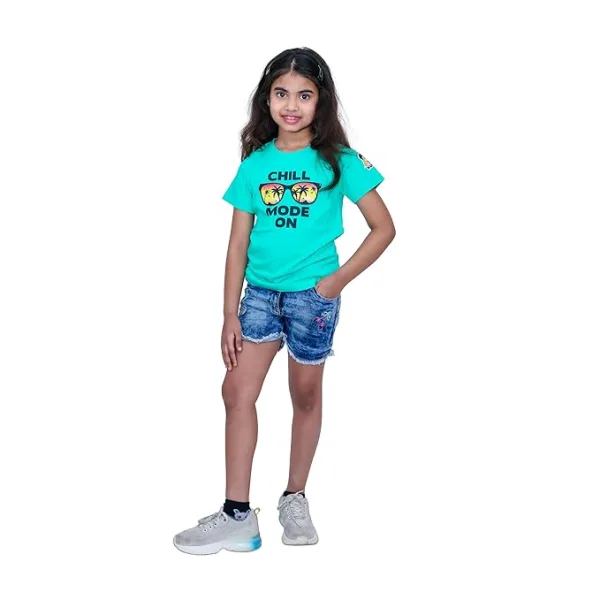 Unisex Chill Mode On Print Cotton Modal T Shirt Casual Wear