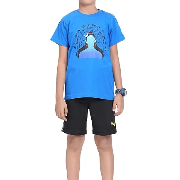 Unisex Kids T-Shirt | Super Combed Cotton-Modal Fabric – Softer & Breathable Ultra-Soft, Lightweight Material | Unique Digital Print | Casual Wear for Boys & Girls