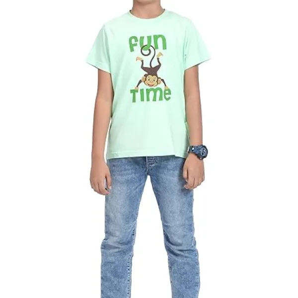 Unisex Tshirt | Made of Super Combed Cotton-Modal Natural Fiber Better Than 100% Cotton| Soft & Breathable Fabric| Unique Digitally Printed Design |Vibrant Colour |Funtime