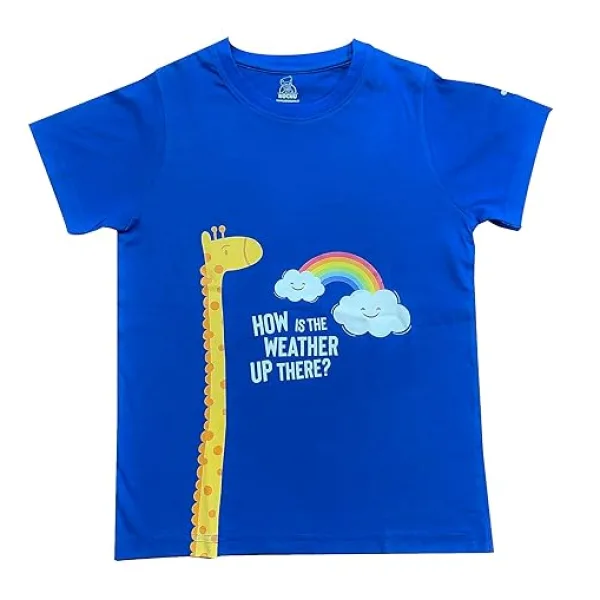 Unisex Weather Graphic Cotton Modal T Shirt Soft Breathable Tee