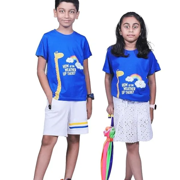 Unisex Weather Graphic Cotton Modal T Shirt Soft Breathable Tee