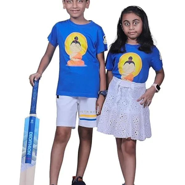 Unisex Tshirt | Made of Super Combed Cotton-Modal Natural Fiber Better Than 100% Cotton| Soft & Breathable Fabric| Unique Digitally Printed Design |Buddha