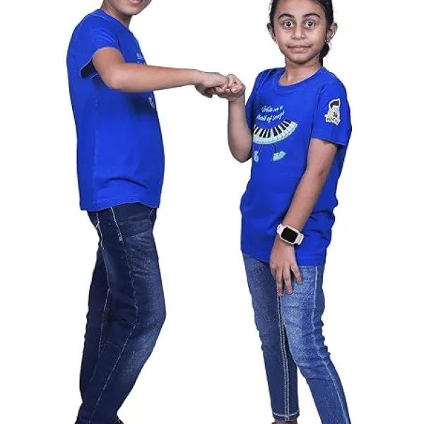 Unisex Tshirt| Made of Super Combed Cotton-Modal Natural Fiber Better Than 100% Cotton| Soft & Breathable Fabric| Unique Digitally Printed Design |Trail Music